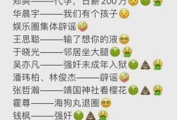 娱乐圈吃瓜表,明星幕后故事全曝光